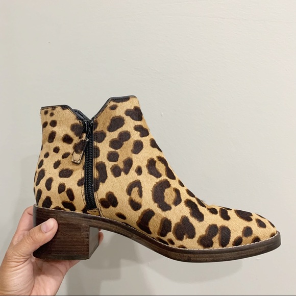 Cole Haan Grand OS Calf Hair Leopard  Leather Women’s Ankle Boots - Picture 9 of 9